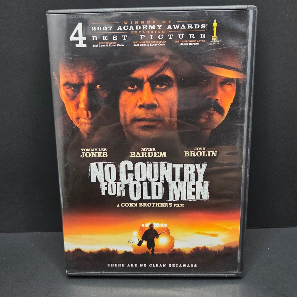 No Country for Old Men DVD Coen Brothers Movie Widescreen Tommy Lee Jones Bardem